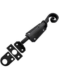 Forged Iron Surface Bolt With Coiled Handle