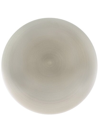Alternate View of Pair of Round Brass Door Knobs.