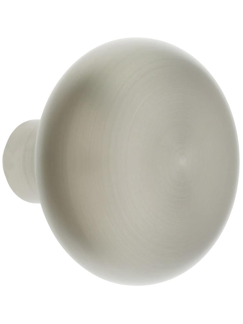Alternate View 2 of Pair of Round Brass Door Knobs.