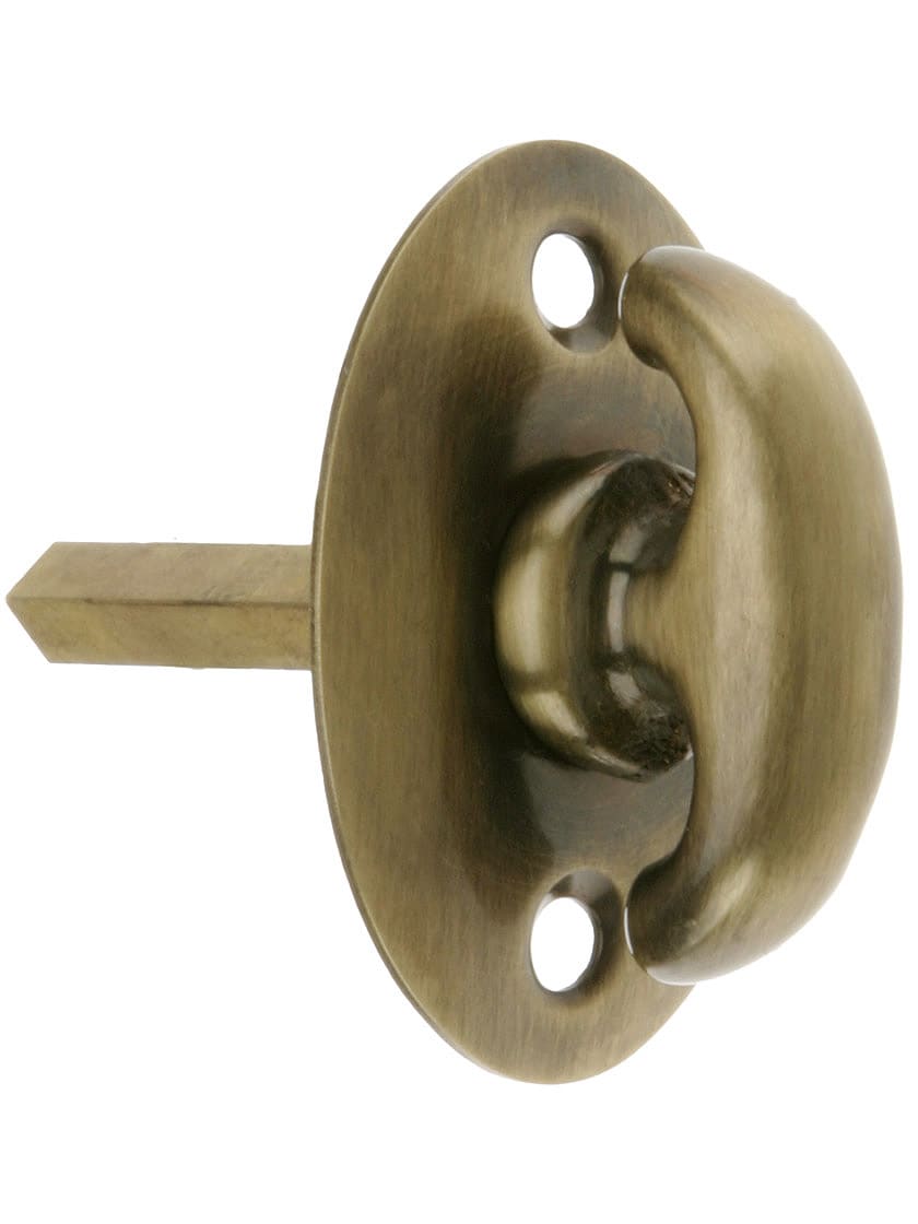 Restorers Classic Crescent Thumbturn for Mortise Lock Deadbolt | Bronze | Hardware