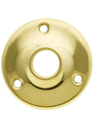 2 1/4" Pressed Brass Rosette With 5/8" Collar