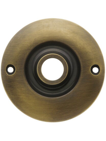 3 1/4 inch Rosette With 21/32 inch Collar In Antique-By-Hand Finish