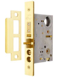 Heavy Duty Entrance Mortise Lock - Thumb latch to Knob Function 2 3/4" Backset