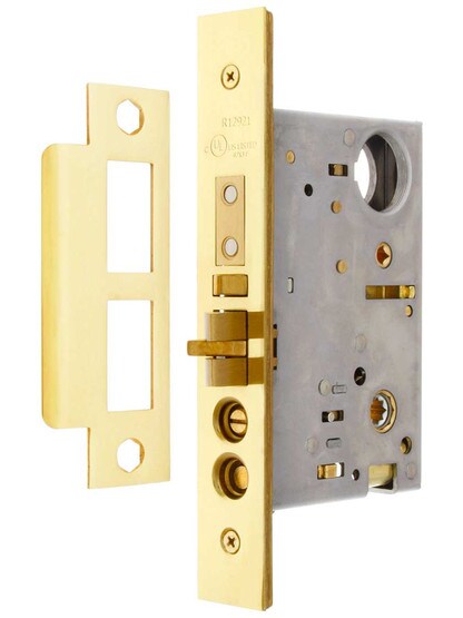 Heavy Duty Entrance Mortise Lock - Thumb latch to Knob Function 2 3/4" Backset