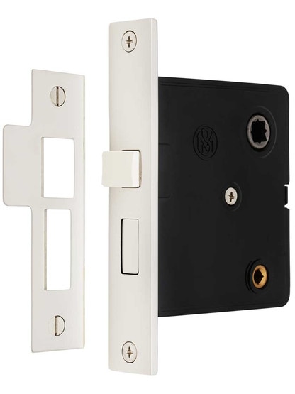 Reion Privacy Mortise Lock With Thumbturn 2 1 Backset House Of Antique Hardware Privacy Mortise Lock With Thumbturn, Cabinet Knob Backplates Menards