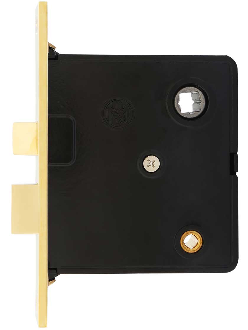 Alternate View of Reproduction Mortise Lock with Thumbturn - .