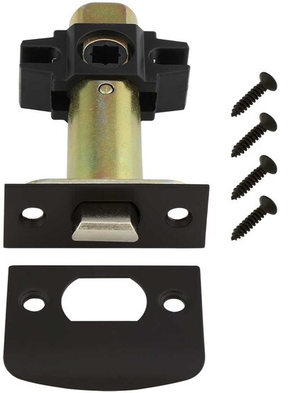 Alternate View 4 of Lorraine Door Set With Matching Knobs in Oil-Rubbed Bronze.