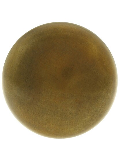 Alternate View of Pair of Small Colonial Door Knobs In Antique-By-Hand Finish.