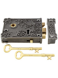 Cast-Iron Century Rim Lock