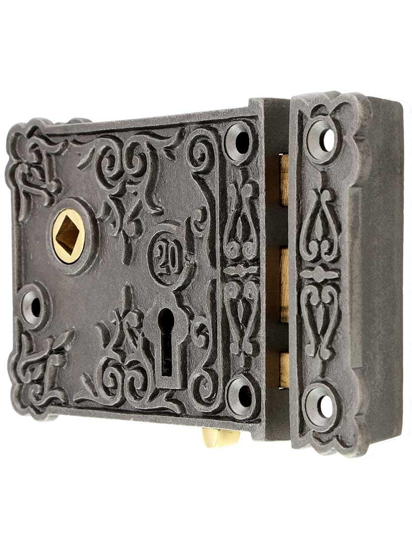 Alternate View 2 of Cast-Iron Century Rim Lock.