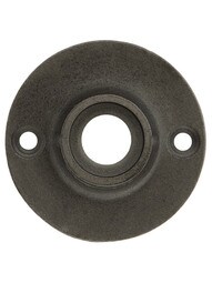 1 7/8" Cast Iron Colonial Rosette In Antique Iron