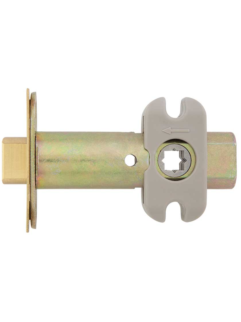 Alternate View 4 of Premium Tubular Door Latch with Solid Brass Face and Strike Plates.