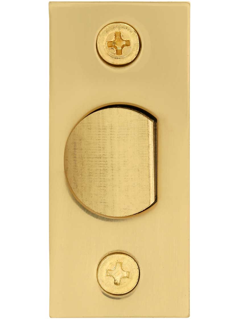 Premium Privacy Tubular Door Latch with Solid Brass Face & Strike Plates