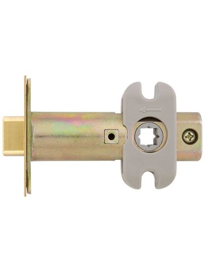 Alternate View 5 of Premium Tubular Door Latch with Solid Brass Face and Strike Plates.