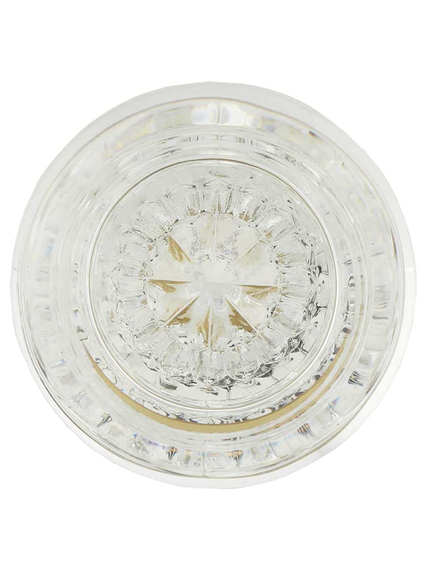 Alternate View of Pair of Lead Free Round Crystal Door Knobs.