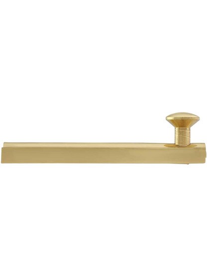Alternate View of 3 inch Contemporary Style Surface Bolt In Solid Brass