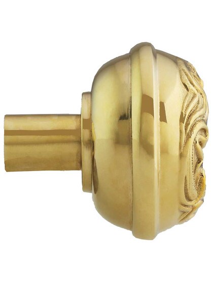 Alternate View 3 of Pair of Solid-Brass Art Nouveau Door Knobs.