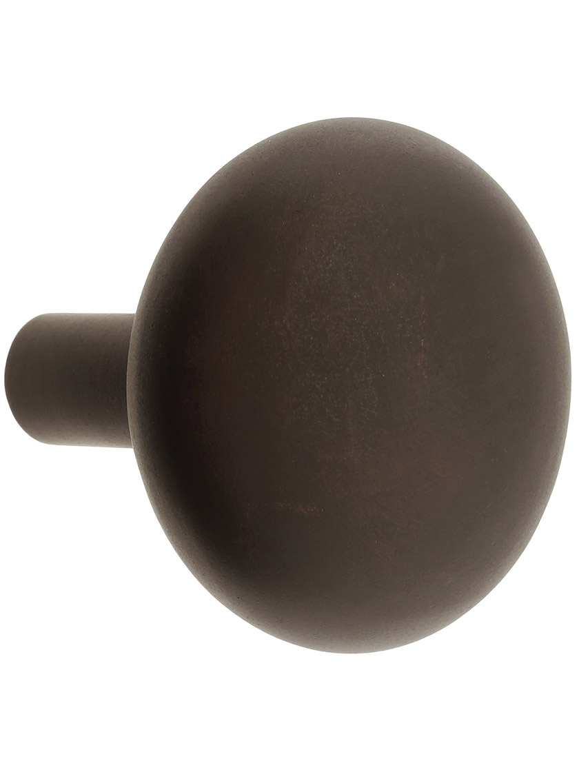 Alternate View 2 of Pair of Craftsman Door Knobs With Oil-Rubbed Bronze Finish.