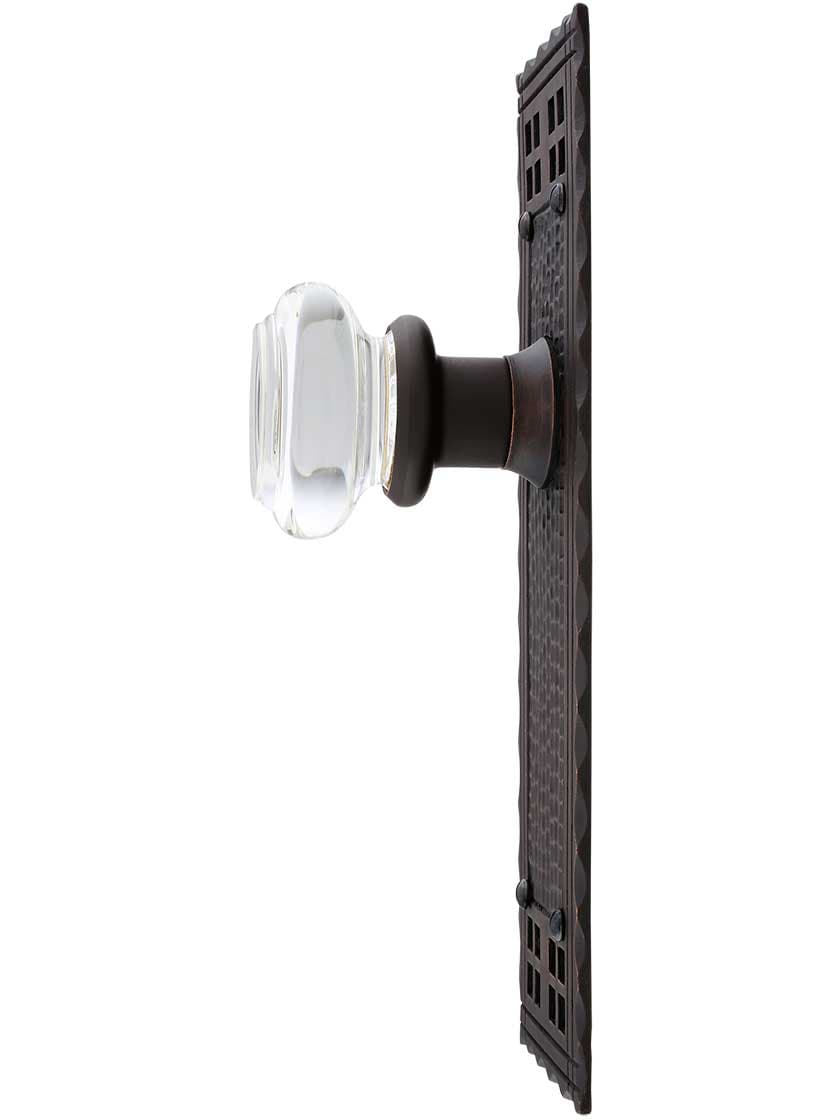 Alternate View 2 of Arts and Crafts Door Set With Round Glass Knobs.