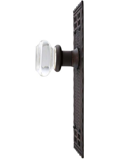 Alternate View 2 of Arts and Crafts Door Set With Round Glass Knobs.