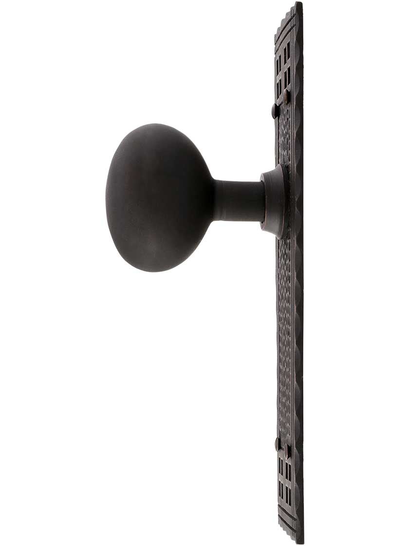 Alternate View 2 of Arts and Crafts Door Set in Oil-Rubbed Bronze.