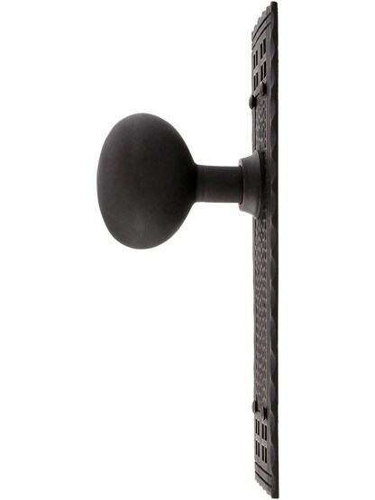 Alternate View 2 of Arts and Crafts Door Set in Oil-Rubbed Bronze.