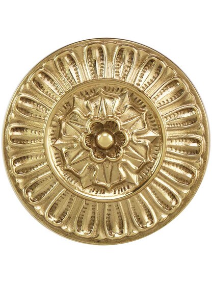 Alternate View of Pair of Cast-Brass Pisano Door Knobs.