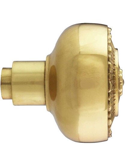 Alternate View 3 of Pair of Cast-Brass Pisano Door Knobs.