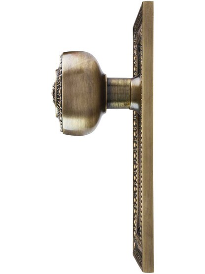 Alternate View 2 of Pisano-Design Door Set with Matching Knobs in Antique-By-Hand.