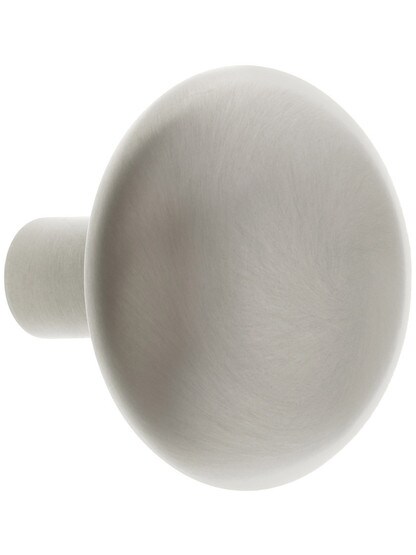 Alternate View 2 of Pair of Classic Round Door Knobs In Solid Forged Brass