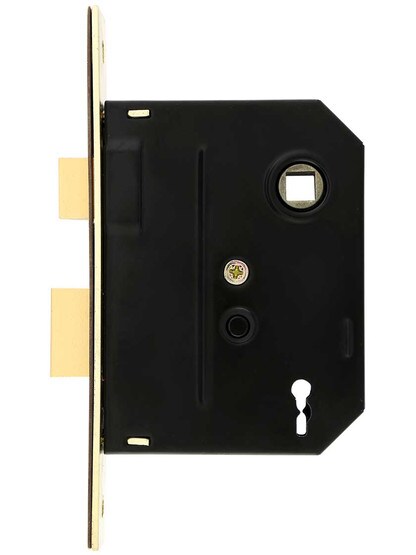 Alternate View of Standard Mortise Lock in Antique-By-Hand .