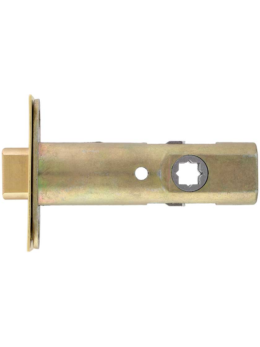 Standard Brass Passage Tubular Latch 2 3/8Inch Backset House of