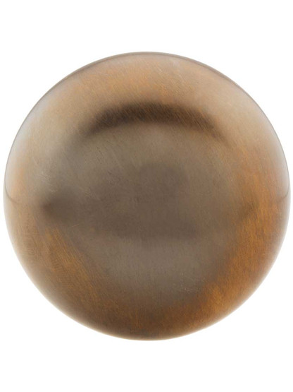 Alternate View of Classic Round Door Knobs in Antique-By-Hand - 1 Pair.