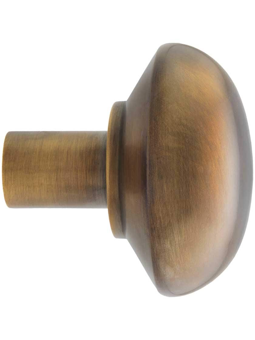 Alternate View 3 of Classic Round Door Knobs in Antique-By-Hand - 1 Pair.