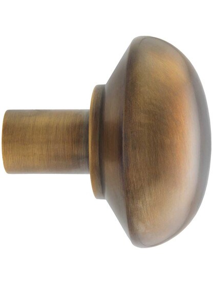 Alternate View 3 of Classic Round Door Knobs in Antique-By-Hand - 1 Pair.