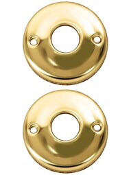 2 inch Diameter Pressed Brass Rosettes