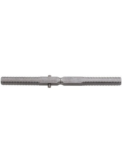 4 3/4 inch Threaded Doorknob Swivel Spindle with Stop Pin - 16 TPI.