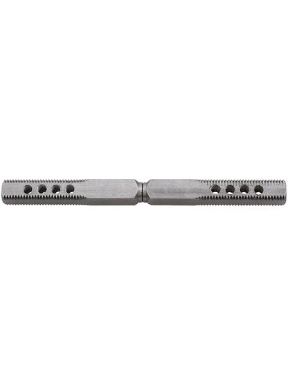 5 inch Threaded and Tapped Heavy-Duty Doorknob Swivel Spindle - 20 TPI.