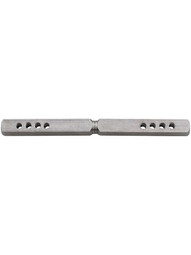 5" Heavy-Duty Doorknob Swivel Spindle - Tapped 10-24