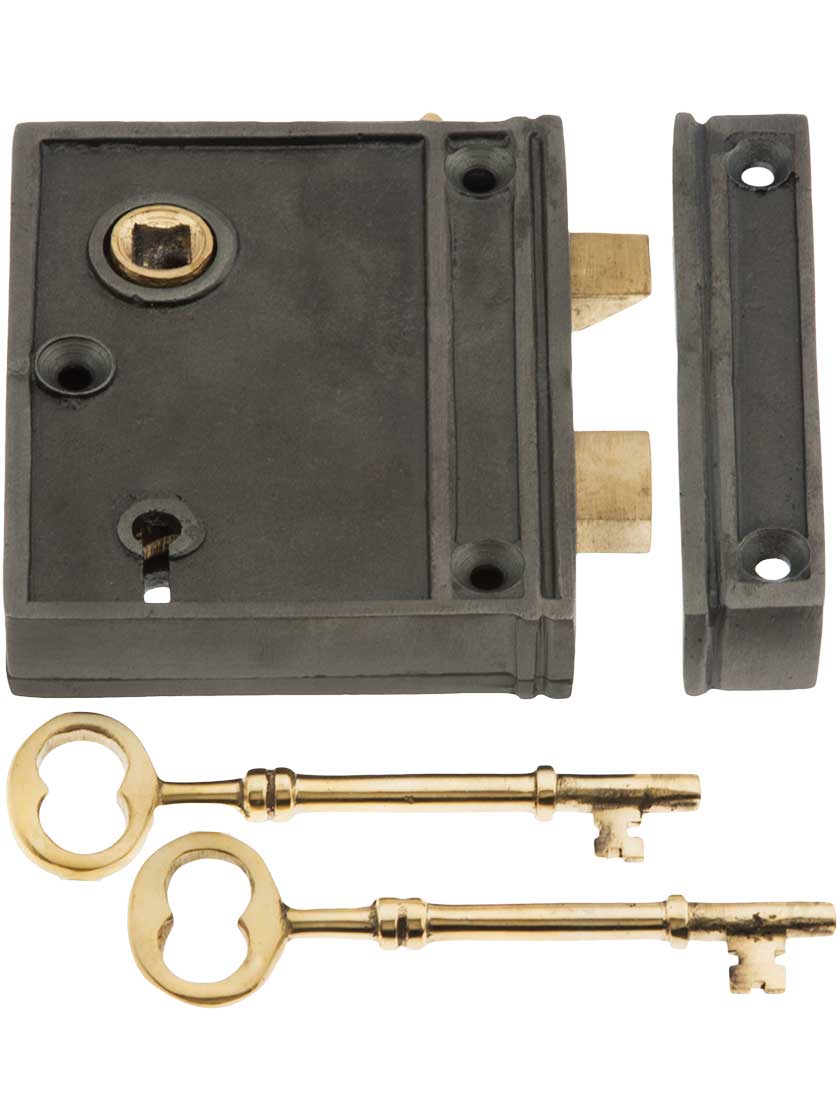 Cast Iron Vertical Rim Lock
