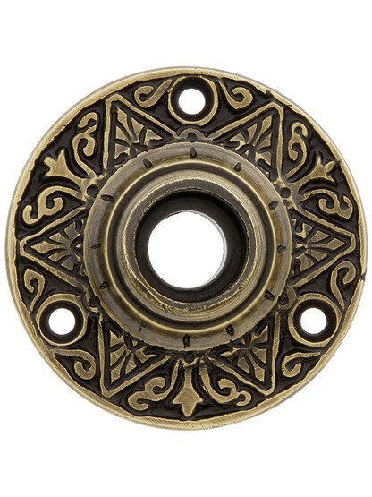 2 3/16 inch Eastlake Victorian Rosette in Antique-By-Hand