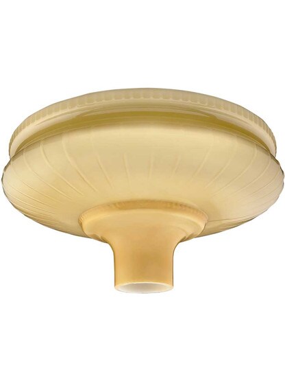 Nu-Gold Embossed Opal Glass Torchiere Shade - 2 3/4 Inch Fitter.