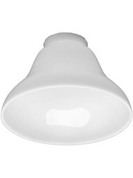 Classic Opal Bell-Shaped Shade with 2 1/4" Fitter