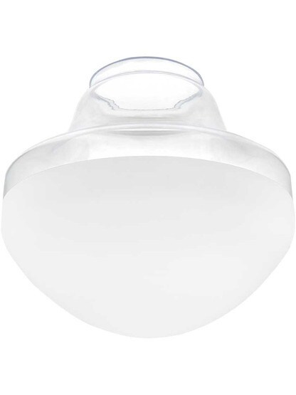 14 Inch Half-Frosted Industrial Shade - 6 Inch Fitter.
