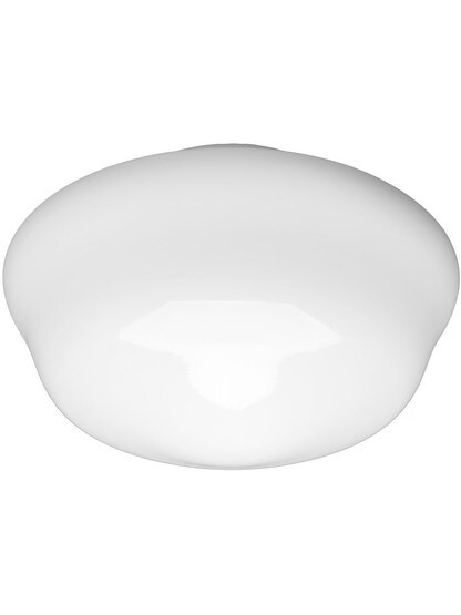12-Inch Schoolhouse Shade With 6-Inch Fitter.