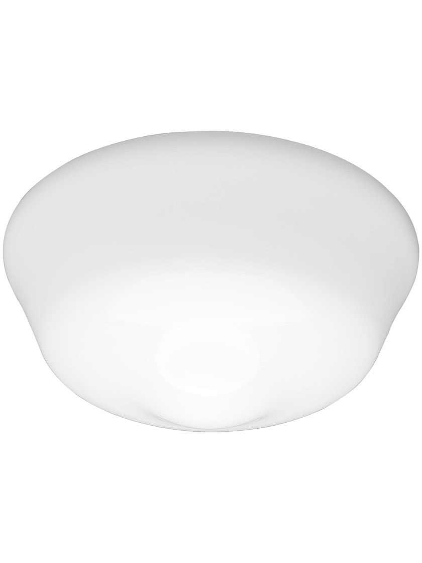 White Westinghouse 8152800 4 Inches Fitter Opal Schoolhouse Glass Shade