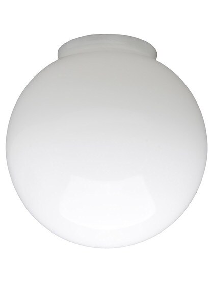 6 inch Opal Glass Ball Shade With 3 1/4 inch Fitter