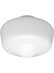 9" Schoolhouse Shade With 4" Fitter