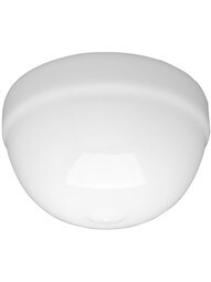 8" Banded Rim Schoolhouse Shade With 4" Fitter