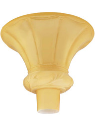 Nu-Gold Trumpet Style Torchiere Shade - 2 3/4 Inch Fitter